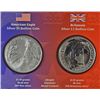 Image 3 : LEGACIES OF FREEDOM SET: 2003 ASE, 2002 BRITANNIA 2 LB SILVER COINS!