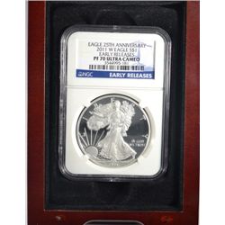 2011-W ASE NGC PROOF 70 U.C.