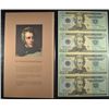 Image 1 : UNCUT SHEET OF 2004 A $20 NOTES