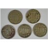 Image 2 : 5-1867 THREE CENT NICKELS AG-VG