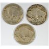 Image 2 : 3-1921 BUFFALO NICKELS "GRADING SET" (GOOD, VG, FINE)