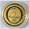 Image 2 : 2000 GOLD SYDNEY OLYMPICS COLORIZED (10.021 GRAMS)