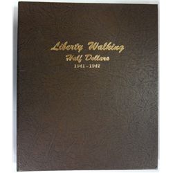 A CHERRY SET OF WALKING LIBERTY HALF DOLLARS, IN DANSCO ALBUM