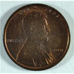 1909 VDB LINCOLN CENT CH BU