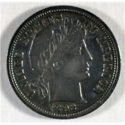 1892-O BARBER DIME VF+