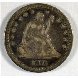 1876-CC SEATED QUARTER VF