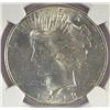 Image 2 : 1923 PEACE DOLLAR NGC MS62