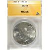 Image 1 : 1923 PEACE DOLLAR ANACS MS65