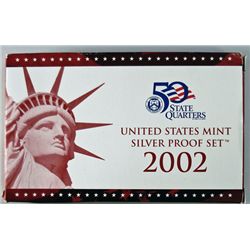 2002  UNITED STATES SILVER PROOF SET IN NICE ORIGINAL PACKAGING