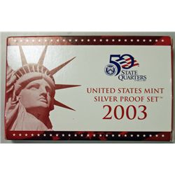 2003 U.S. SILVER PROOF SET IN NICE ORIGINAL MINT PACKAGING