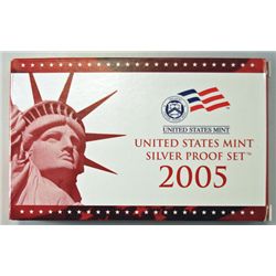 2005 UNITED STATES SILVER PROOF SET IN NICE ORIGINAL PACKAGING