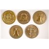 Image 2 : OLD TOKENS, NASA, COOPER TIRE, NRA, 62 WORLDS FAIR,TRANSIT, CALIFORNIA BICEN