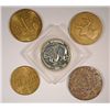 Image 4 : OLD TOKENS, NASA, COOPER TIRE, NRA, 62 WORLDS FAIR,TRANSIT, CALIFORNIA BICEN