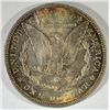 Image 2 : 1896 MORGAN SILVER DOLLAR, MS-65  DAZZLING RAINBOW COLORS, LOOK AT THIS COIN!!