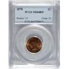 Image 1 : 1878 INDIAN CENT PCGS MS64 RED + BEAUTIFUL!