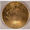 Image 3 : 1924 $20.00 GOLD LIBERTY PCGS MS64 GREEN LABEL, NICE!
