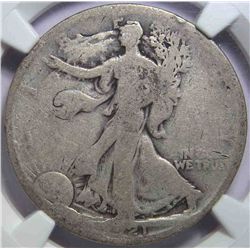 1921 NGC AG-3 Walking Liberty Half Dollar