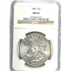 Image 1 : 1886 MORGAN DOLLAR NGC MS64 WHITE