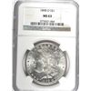 Image 1 : 1898-O MORGAN DOLLAR NGC MS63 WHITE