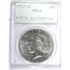 Image 1 : 1927-D PEACE DOLLAR PCGS MS61 RATTLER HOLDER