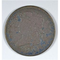 1810 HALF CENT FINE