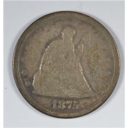 1875-S TWENTY CENT G-VG