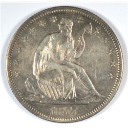 1877-S SEATED HALF DOLLAR EXTRA FINE