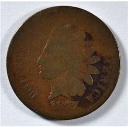 1877 INDIAN HEAD CENT  AG-GOOD