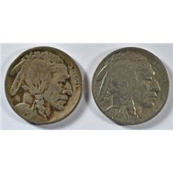 1925-D FINE & 1926-S VG BUFFALO NICKELS