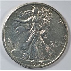 1934-D WALKING LIBERTY HALF DOLLAR GEM BU