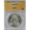 Image 1 : 1884-CC MORGAN DOLLAR ANACS MS63