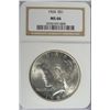 Image 1 : 1924 PEACE DOLLAR NGC MS66