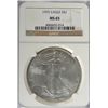 Image 1 : 1995 SILVER AMERICAN EAGLE NGC MS65
