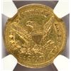Image 3 : 1843 $2 1/2 GOLD LIBERTY NGC AU 53
