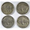 Image 2 : 4- 1931-S BUFFALO NICKELS "GRADING SET" (VG, FINE, VF, XF)