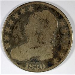 1830 BUST HALF DOLLAR, G/VG