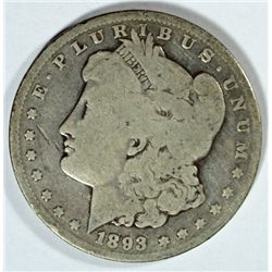 1893 MORGAN DOLLAR G-VG