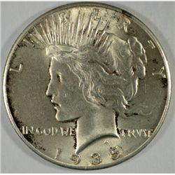 1935 PEACE DOLLAR GEM BU NICE