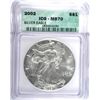 Image 1 : 2002 SILVER AMERICAN EAGLE ICG MS70