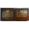 Image 1 : ( 2 ) BINDERS FULL OF GOLDEN REPLICAS OF UNITED STATES STAMPS