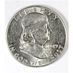 1949 FRANKLIN HALF DOLLAR MS64+