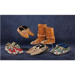 5 Pair of Moccasins