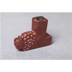 Buffalo Effigy Pipe Bowl