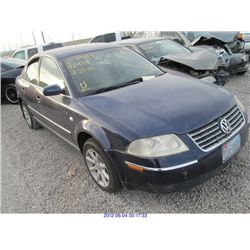 2001 - VOLKSWAGEN PASSAT