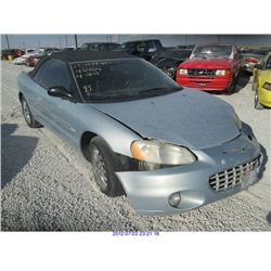 2002 - CHRYSLER SEBRING