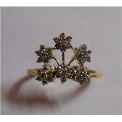 Ring of Daimond :0.43 Ctw, 18kt Gold 3.567g