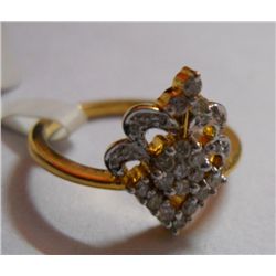 Ring of Diamond 0.32 ctw, 18kt Gold 3.030g