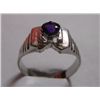 Image 1 : 3.00g Ring of Amethyst Sterling Silver