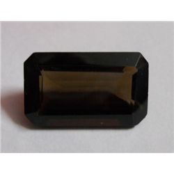 26.75 ct Rectangular cut Black Smokey stone