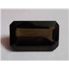 Image 1 : 26.75 ct Rectangular cut Black Smokey stone